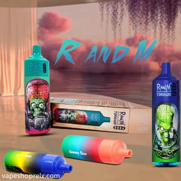 RandM Tornado 9000 Puffs FUMOT  歐美爆款一次性電子煙/可充電拋棄式霧化棒